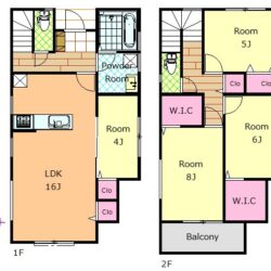 （5号棟）4180万円 、4LDK、土地面積106.82m2、建物面積97.70m2間取